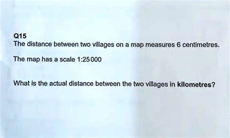 distance between villages